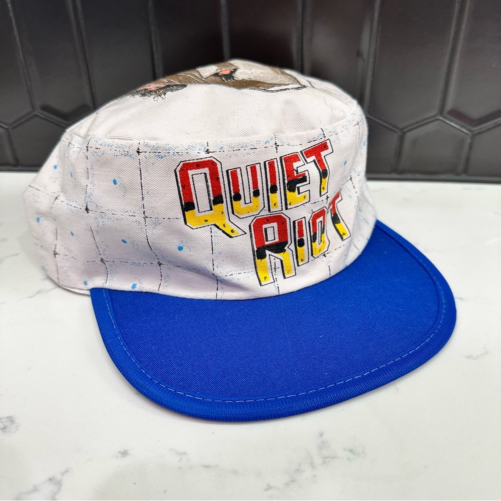 Vintage 1984 Quiet Riot Metal Health Pillbox Painters Hat